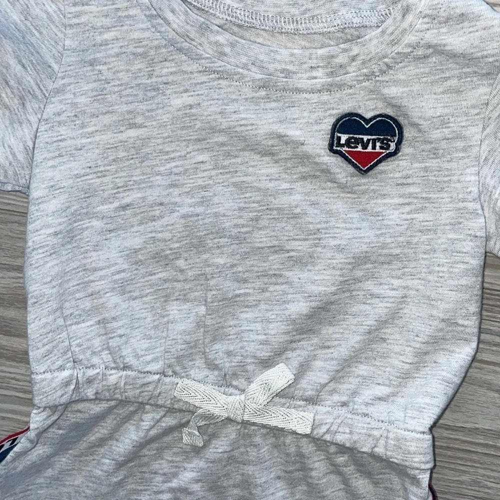 ⭐ Levi’s Baby Girl Dress 18M Logo Side Stripes ⭐